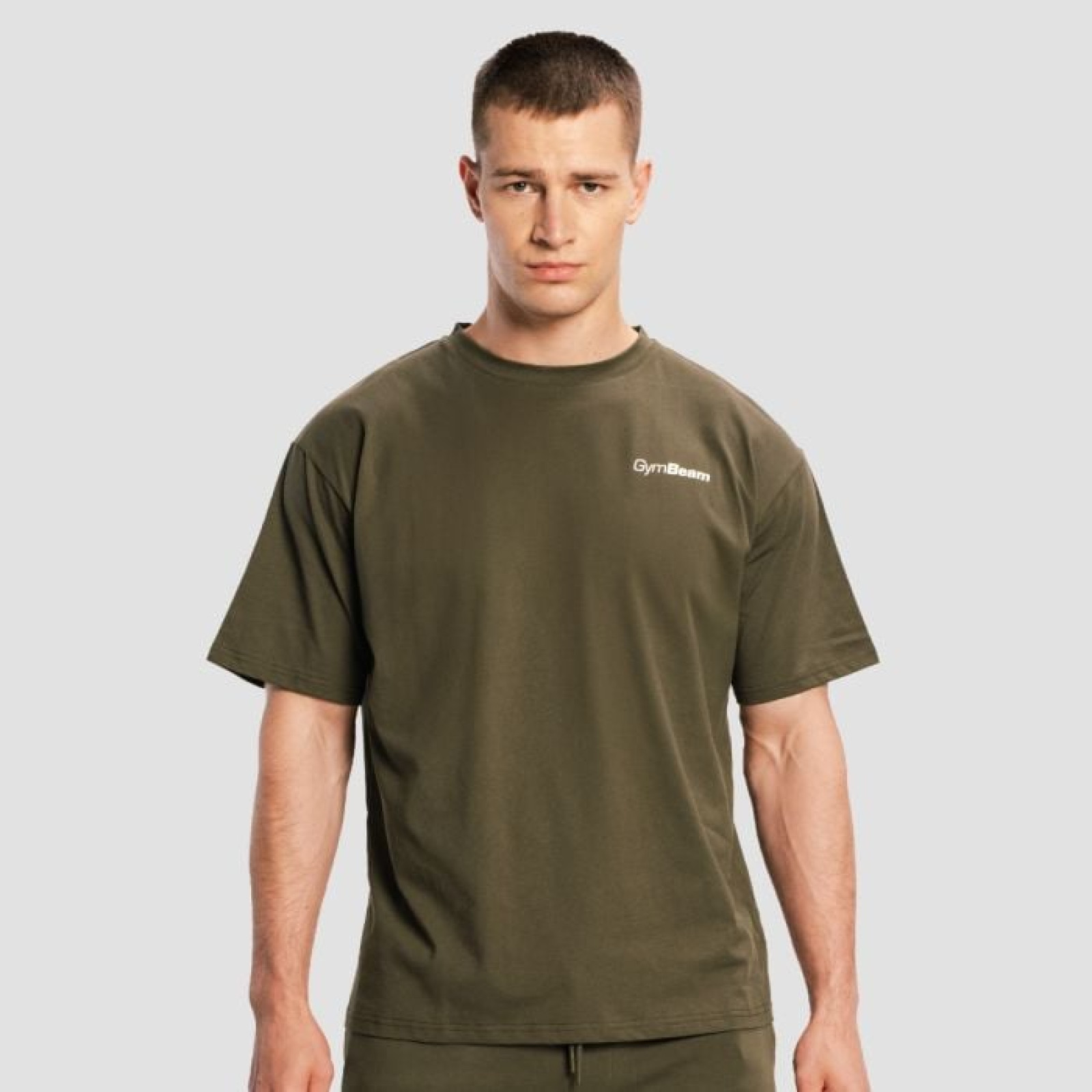 GymBeam Tričko Oversized Limitless Espresso XXL · záber 1