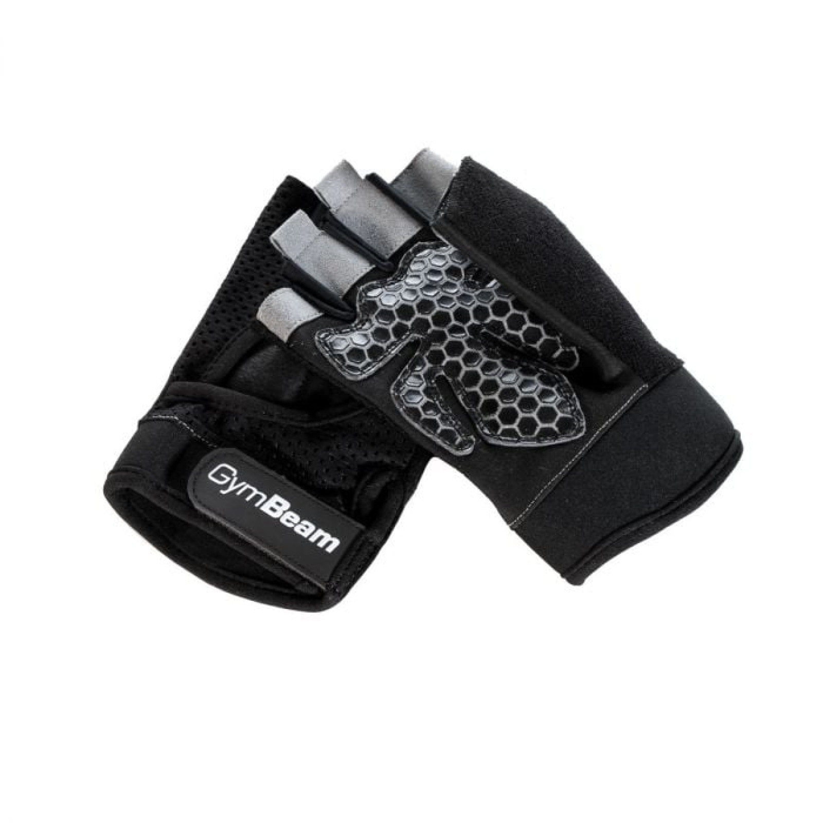 GymBeam Fitness rukavice Grip Black S · záber 1
