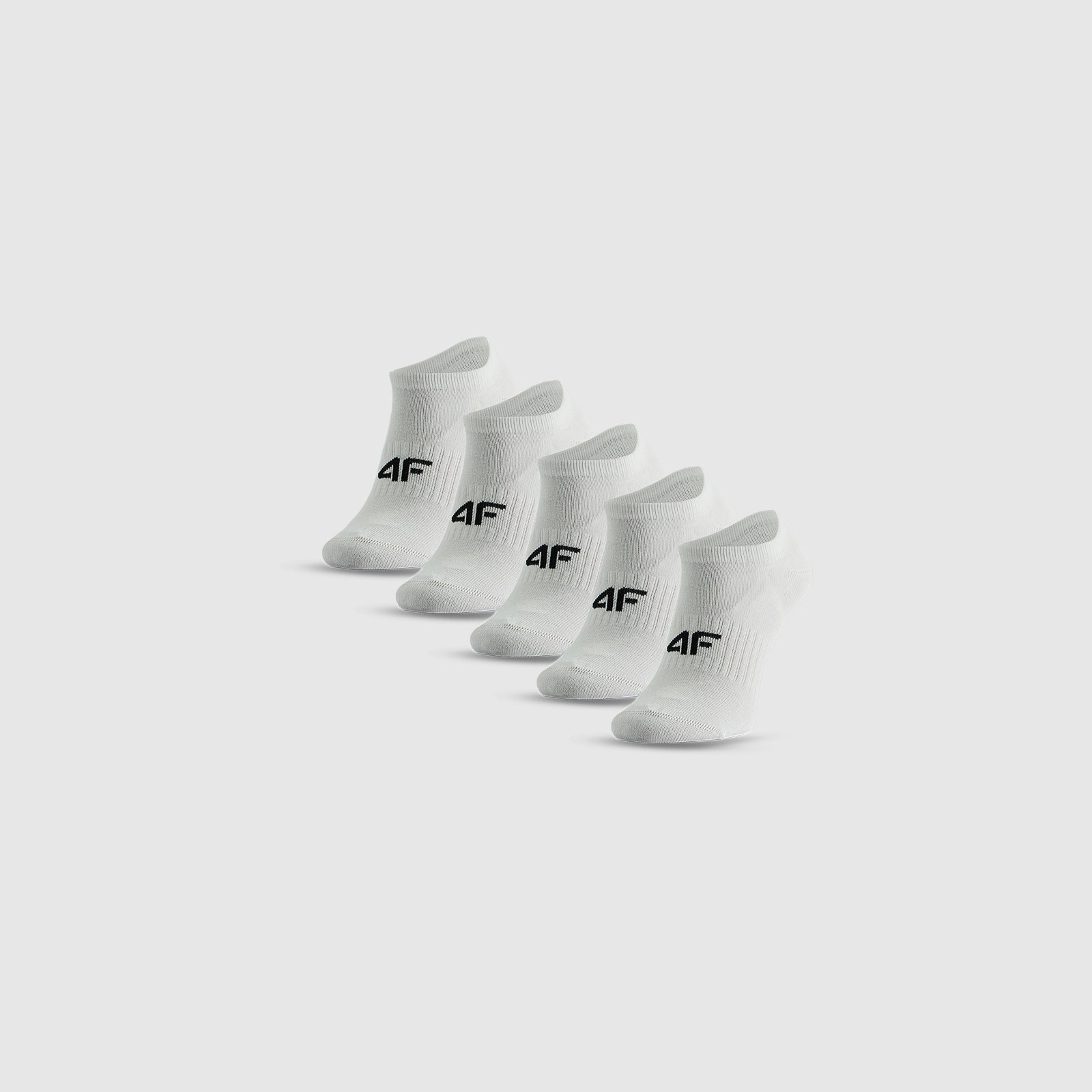 Krátke ponožky (5-pack) chlapčenské - biele · záber 2
