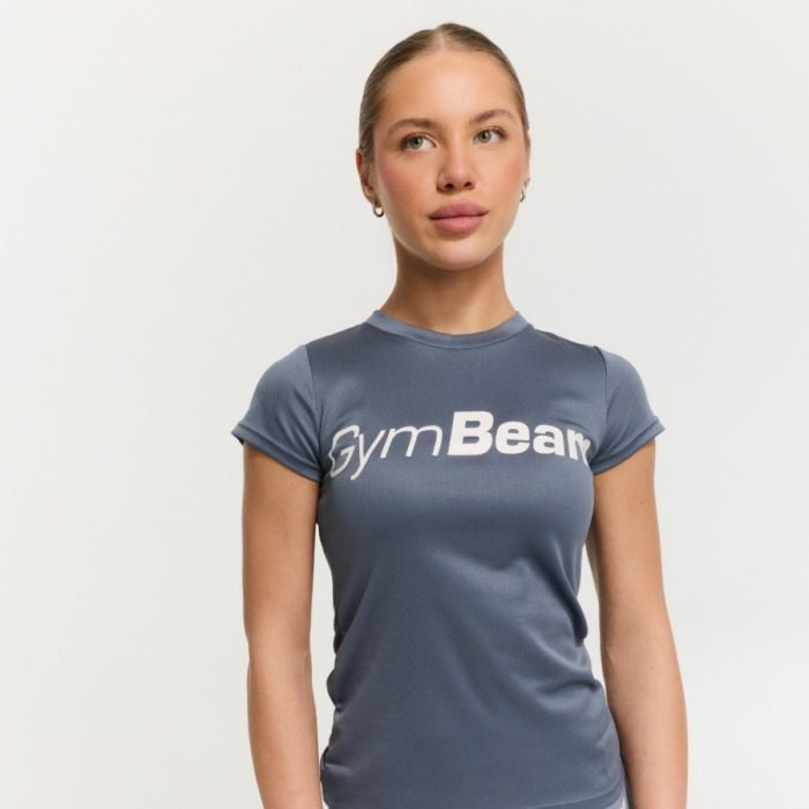 GymBeam Dámske Tričko Mesh Essence Denim Blue S · záber 1