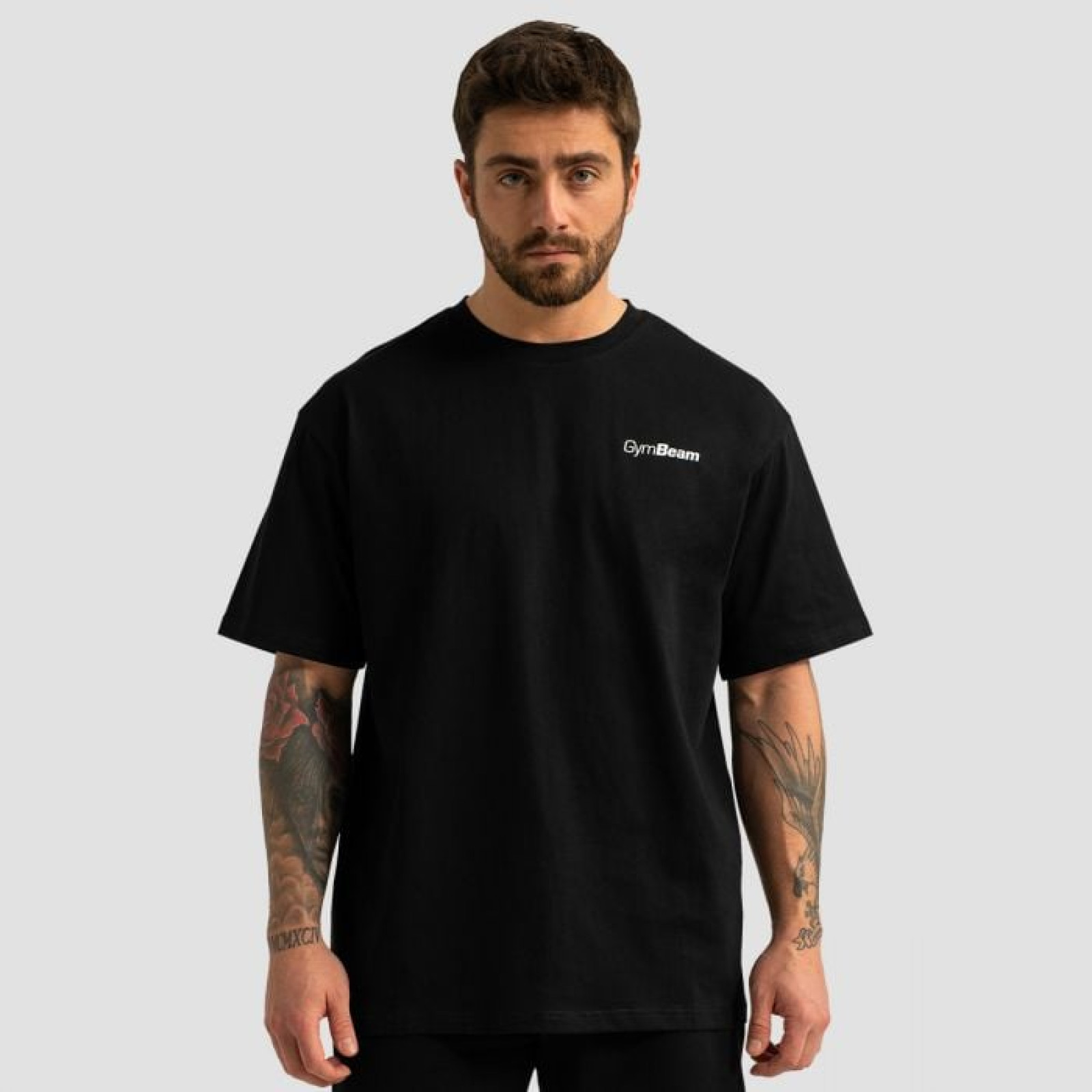 GymBeam Tričko Oversized Limitless Black MM · záber 1