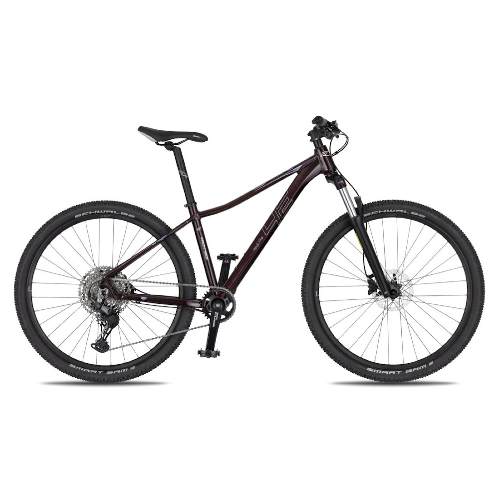 4EVER Frontbee Lady 27,5'' - model 2026 dark wine/silver - S (16", 155-165 cm) · záber 1