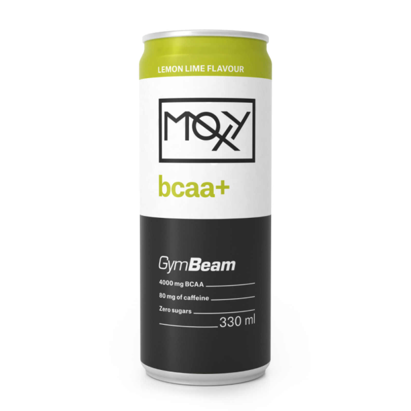 GymBeam MOXY BCAA+ energy Drink citrón limetka - Príchuť: Citrón limetka | Hmotnosť: 0,25 kg | Objem: 330 ml | Balenie: 24 · záber 1