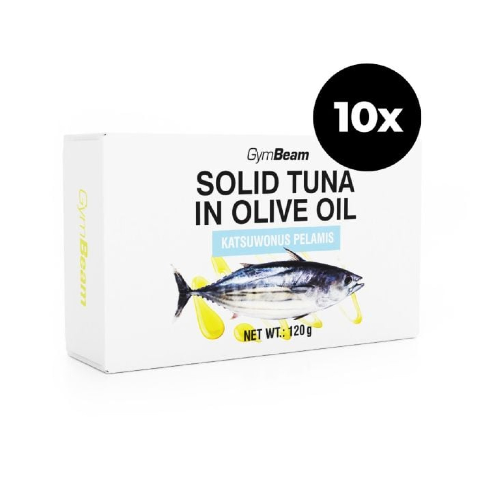 GymBeam Tuniak v olivovom oleji - Hmotnosť: 1,2 kg | Balenie: 10 · záber 1