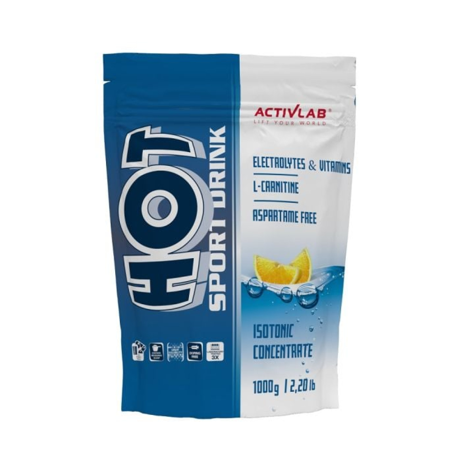Activlab HOT Sport Drink citrón · záber 1