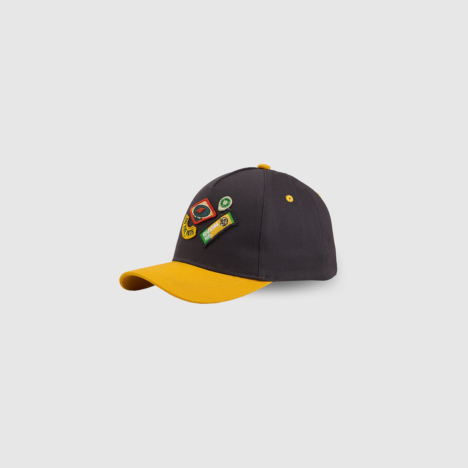 Šiltovka strapback detská - sivá · záber 1