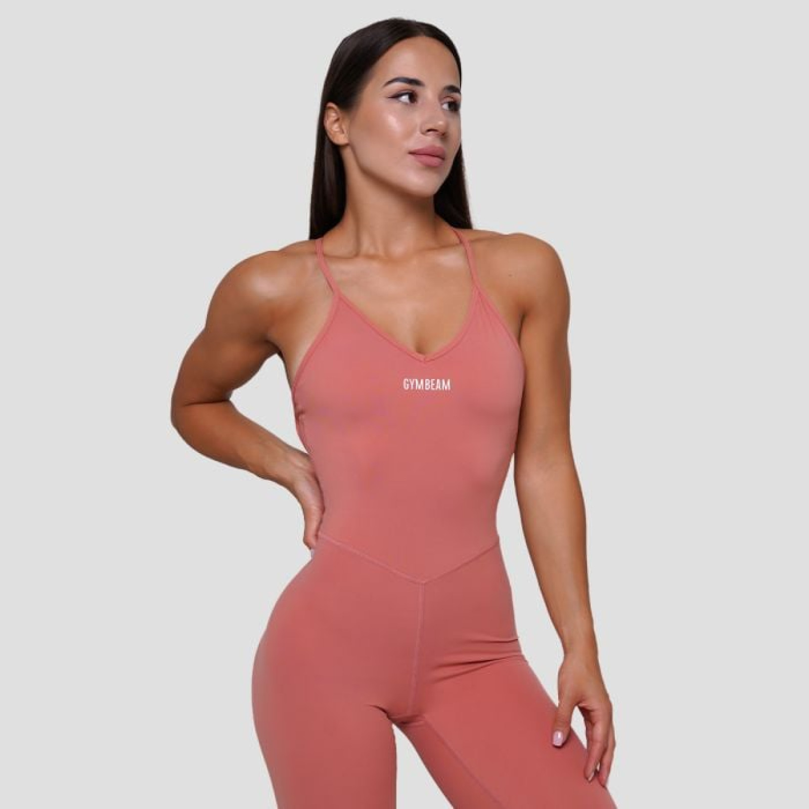GymBeam Dámsky overal FIT Salmon XSXS · záber 1