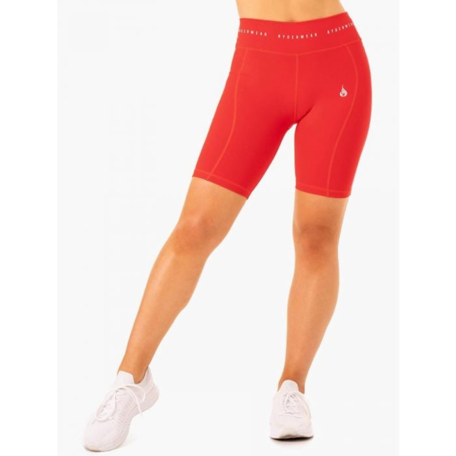 Ryderwear Dámske High Waisted Bike Shorts Reflex Red L · záber 1