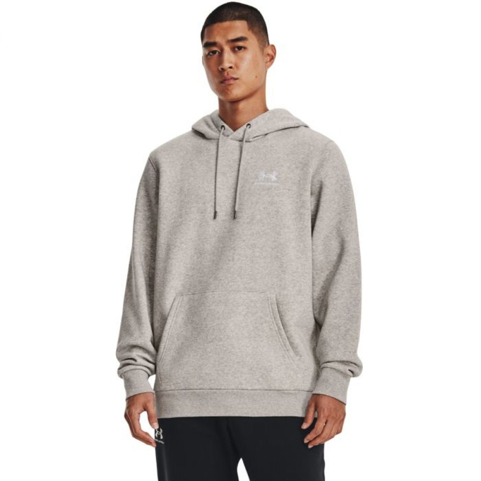 Under Armour Pánska mikina Essential Fleece Grey SS · záber 1