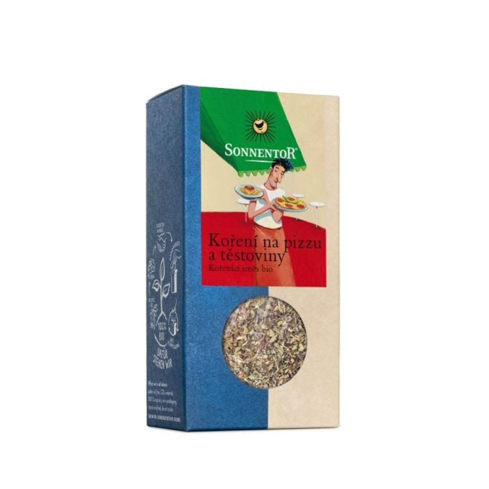 Sonnentor BIO Korenie na pizzu a cestoviny - Hmotnosť: 0,025 kg | Balenie: 6 · záber 1