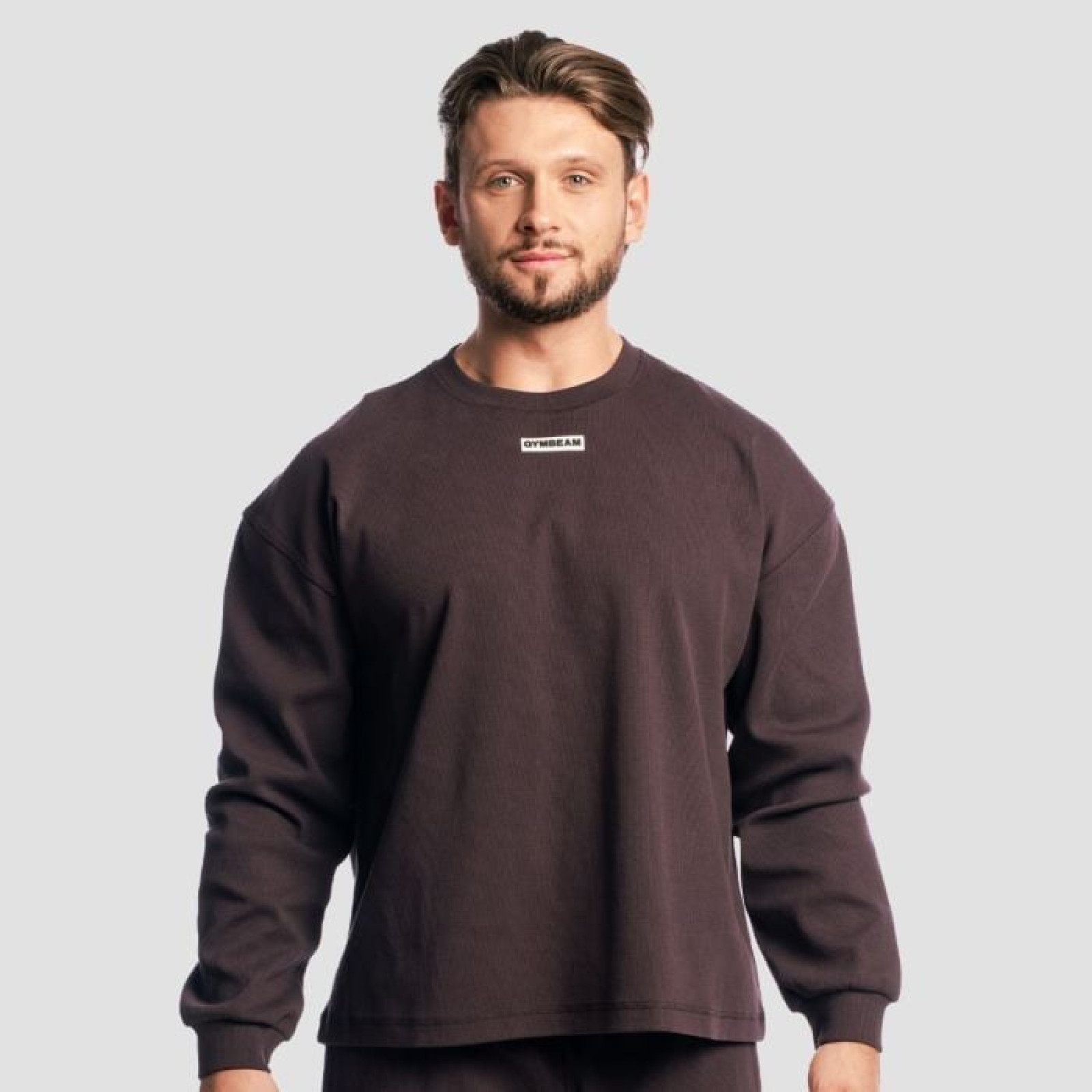 GymBeam Mikina Aura Jumper Tee Brown XL · záber 1
