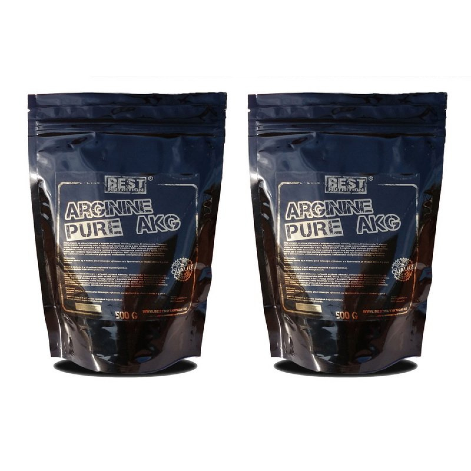 1+1 Zadarmo: Arginine pure AKG od Best Nutrition 250 g + 250 g · záber 1