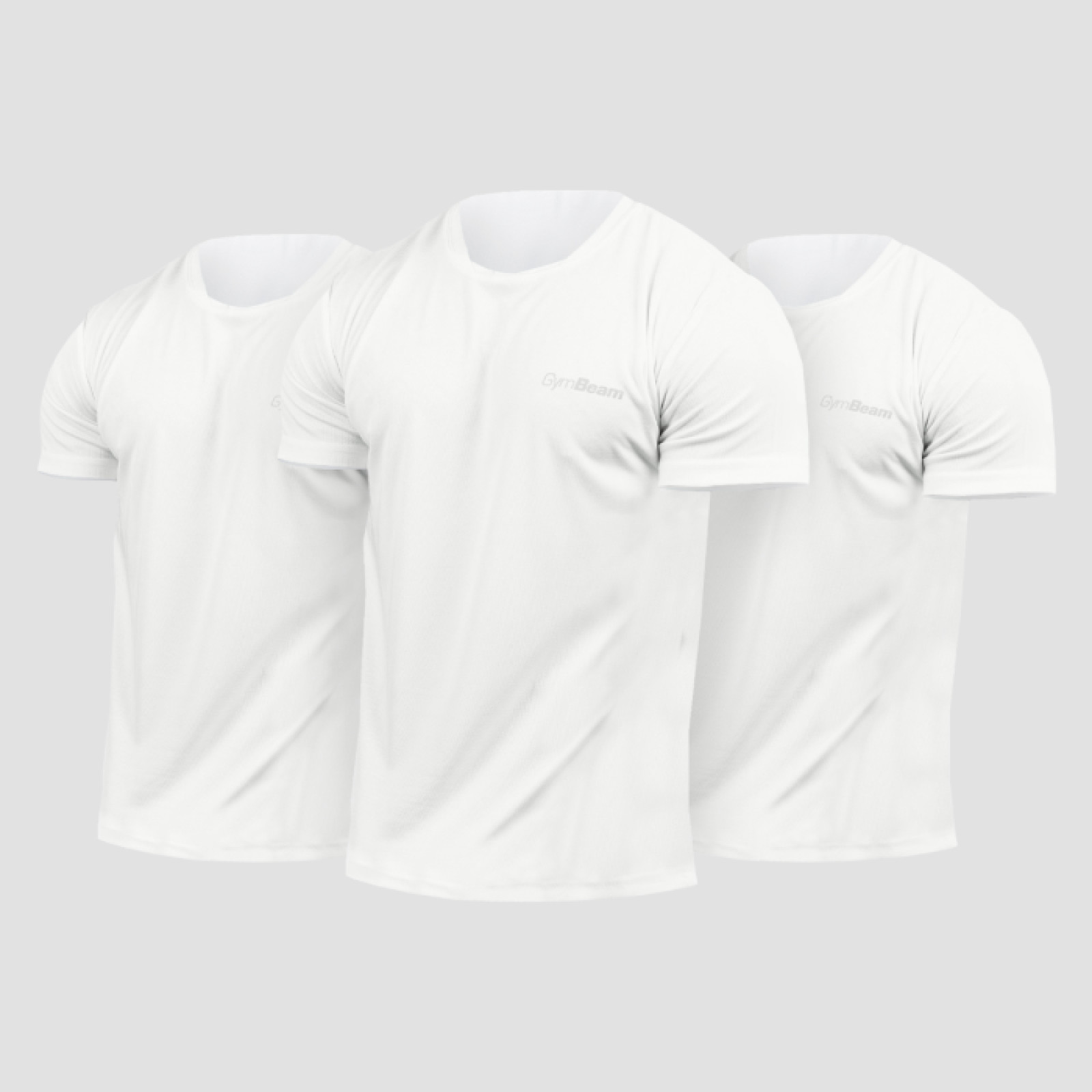 GymBeam Tričko TRN 3Pack White XL - 3pack · záber 1