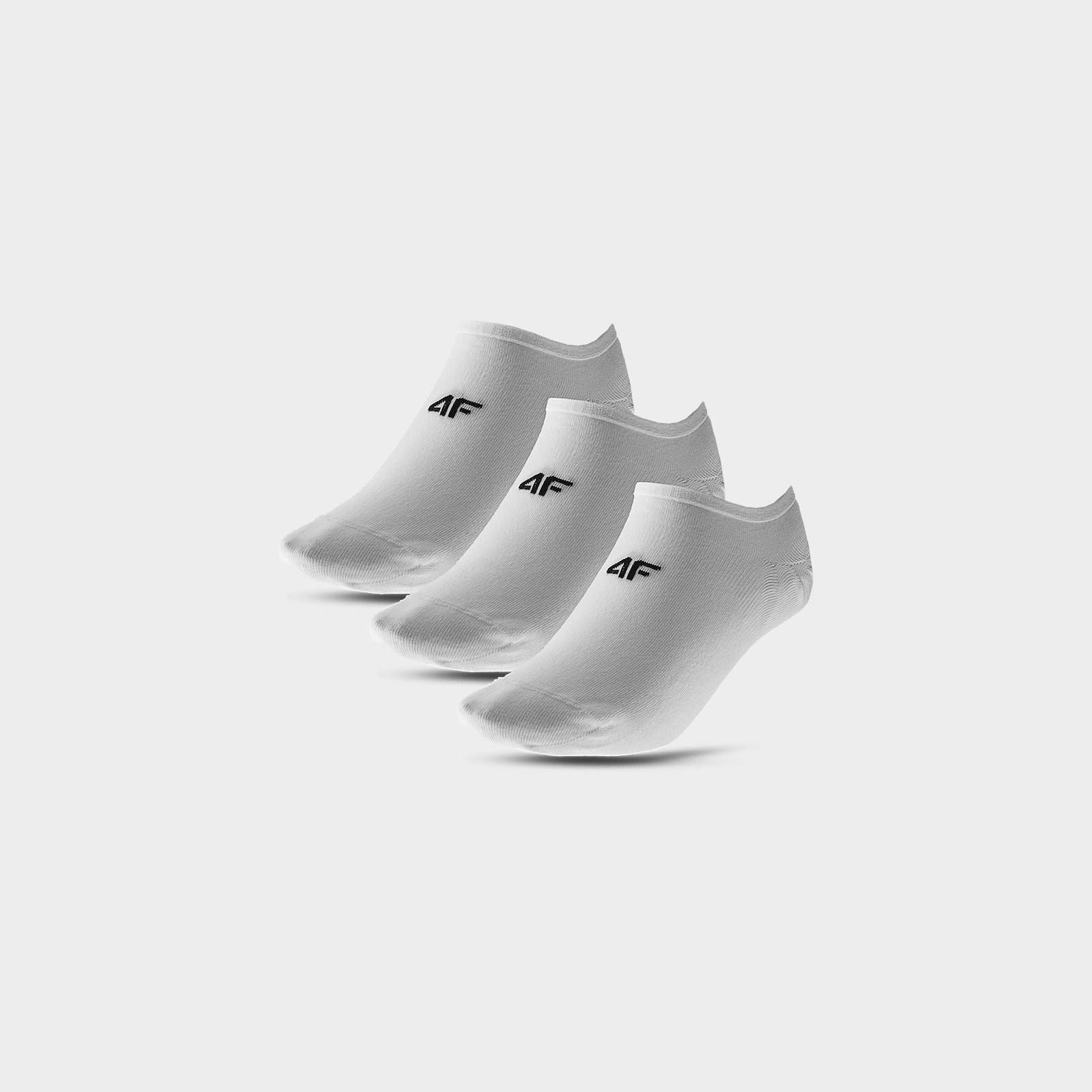 Krátke ponožky (3-pack) dámske - biele · záber 1