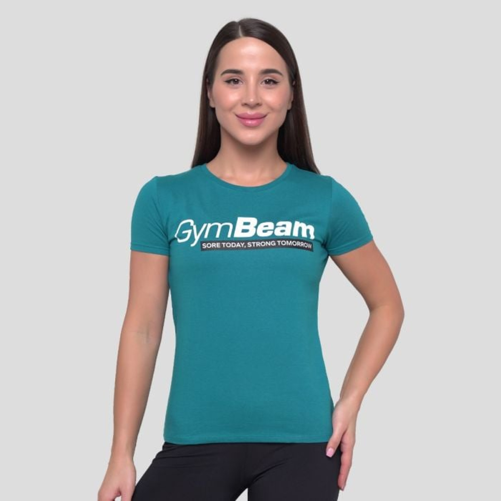 GymBeam Dámske tričko Strong Tomorrow Blue XS · záber 1