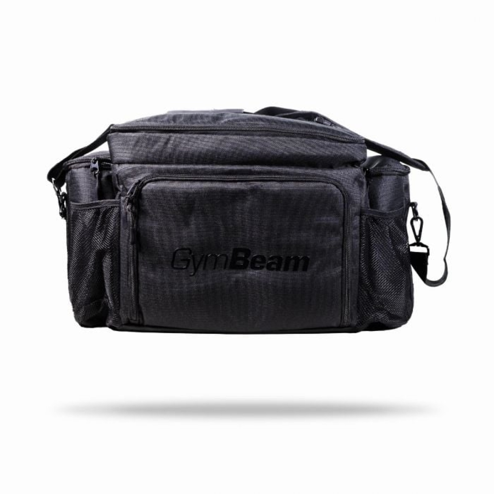 GymBeam Taška na jedlo Fit Prep Black + 6 krabiček · záber 1