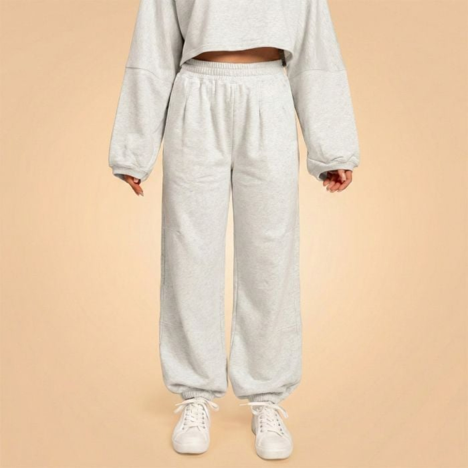 BeastPink Dámske tepláky Bliss Grey XLXL · záber 1