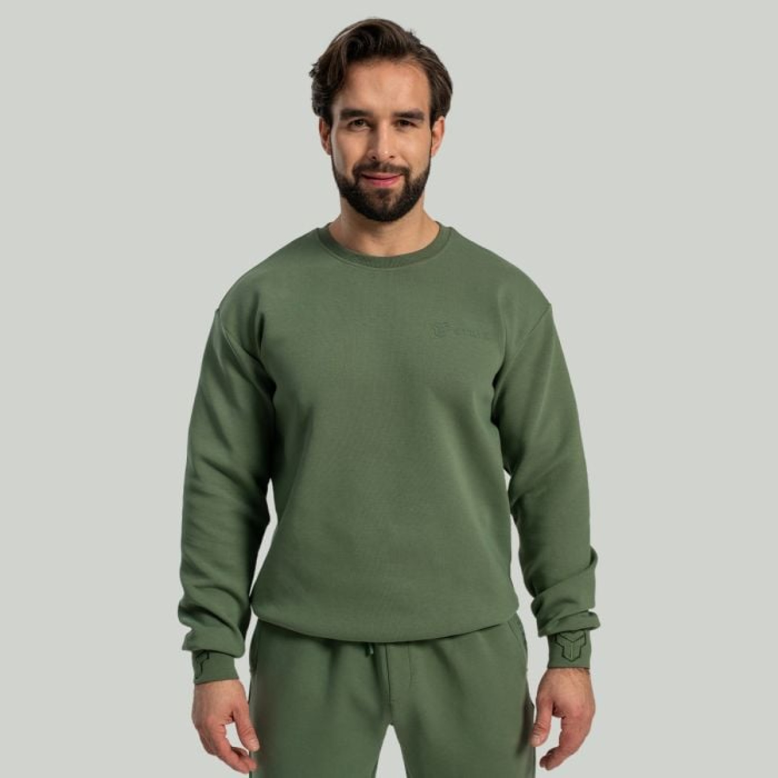 STRIX Mikina Relaxed Cedar Green LL · záber 1