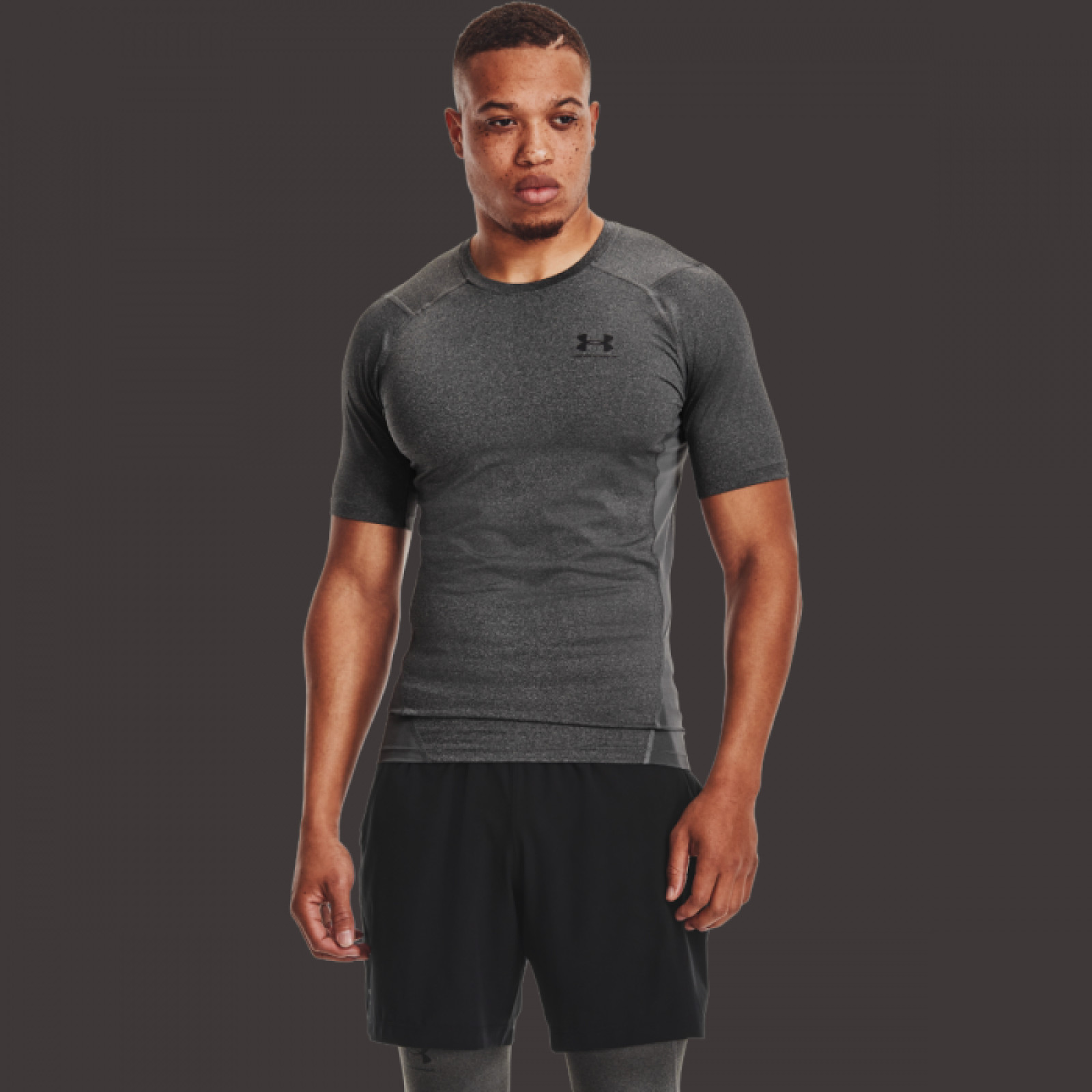 Under Armour Kompresné tričko HG Armour Comp SS Grey L · záber 1