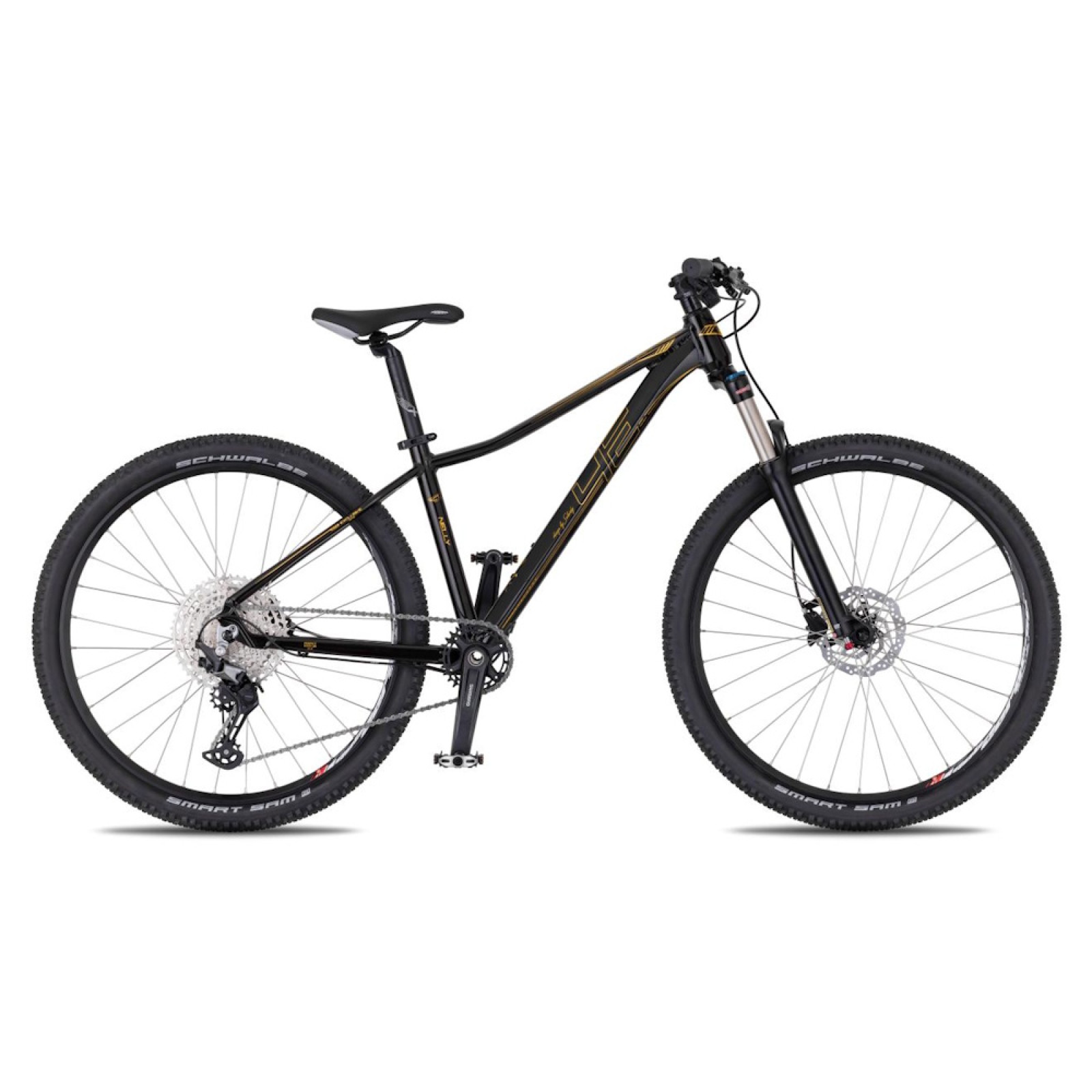 4EVER Nelly Active 27,5" - model 2026 black/gold - M (18", 165-175 cm) · záber 1