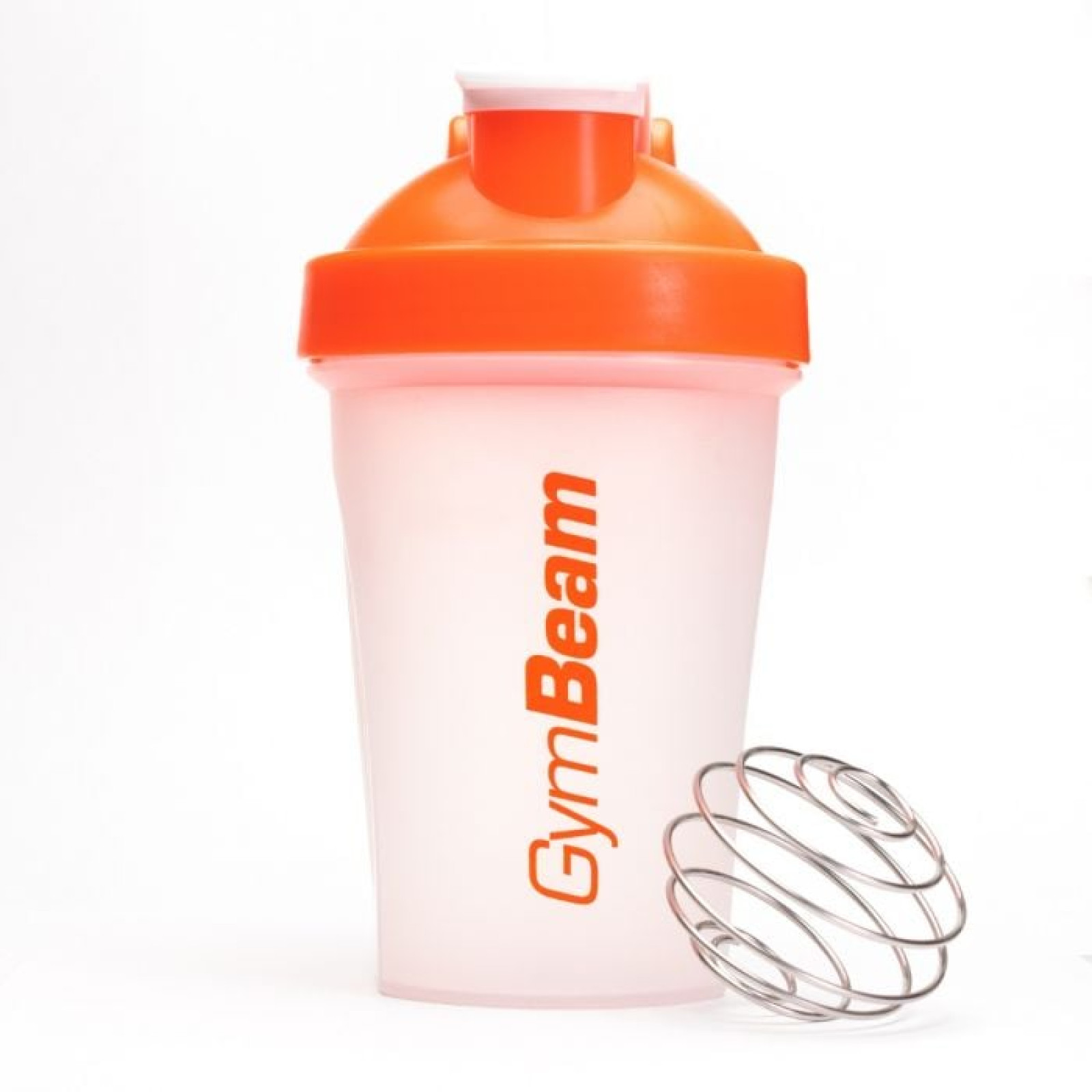 GymBeam Šejker Blend Bottle priesvitno-oranžový 400 ml · záber 1