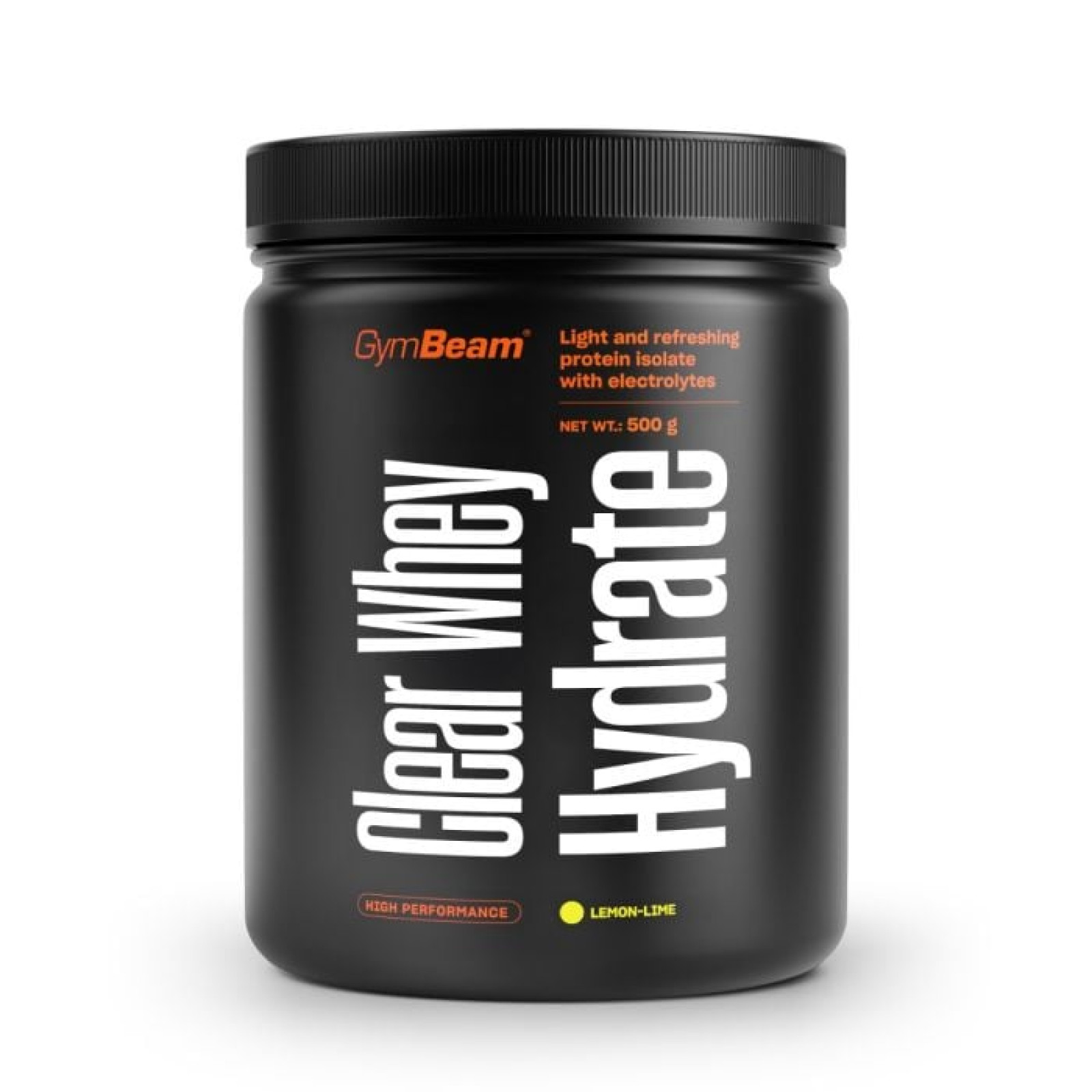 GymBeam Clear Whey Hydrate citrón limetka · záber 1