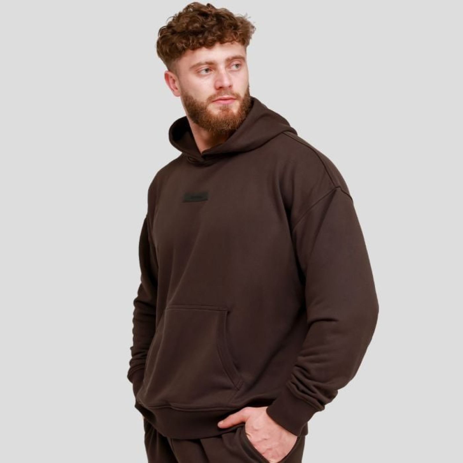 GymBeam Mikina Unstoppable Brown MM · záber 1