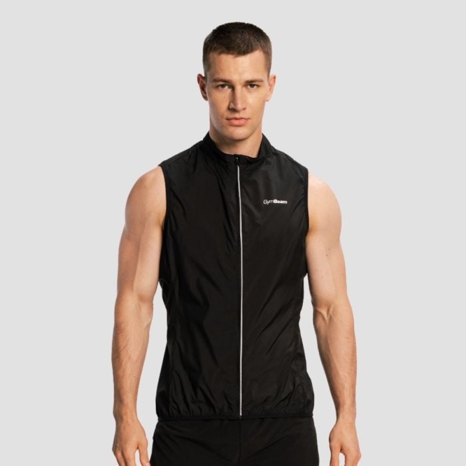 GymBeam Pánska bežecká vesta Pulse X Black XL · záber 1