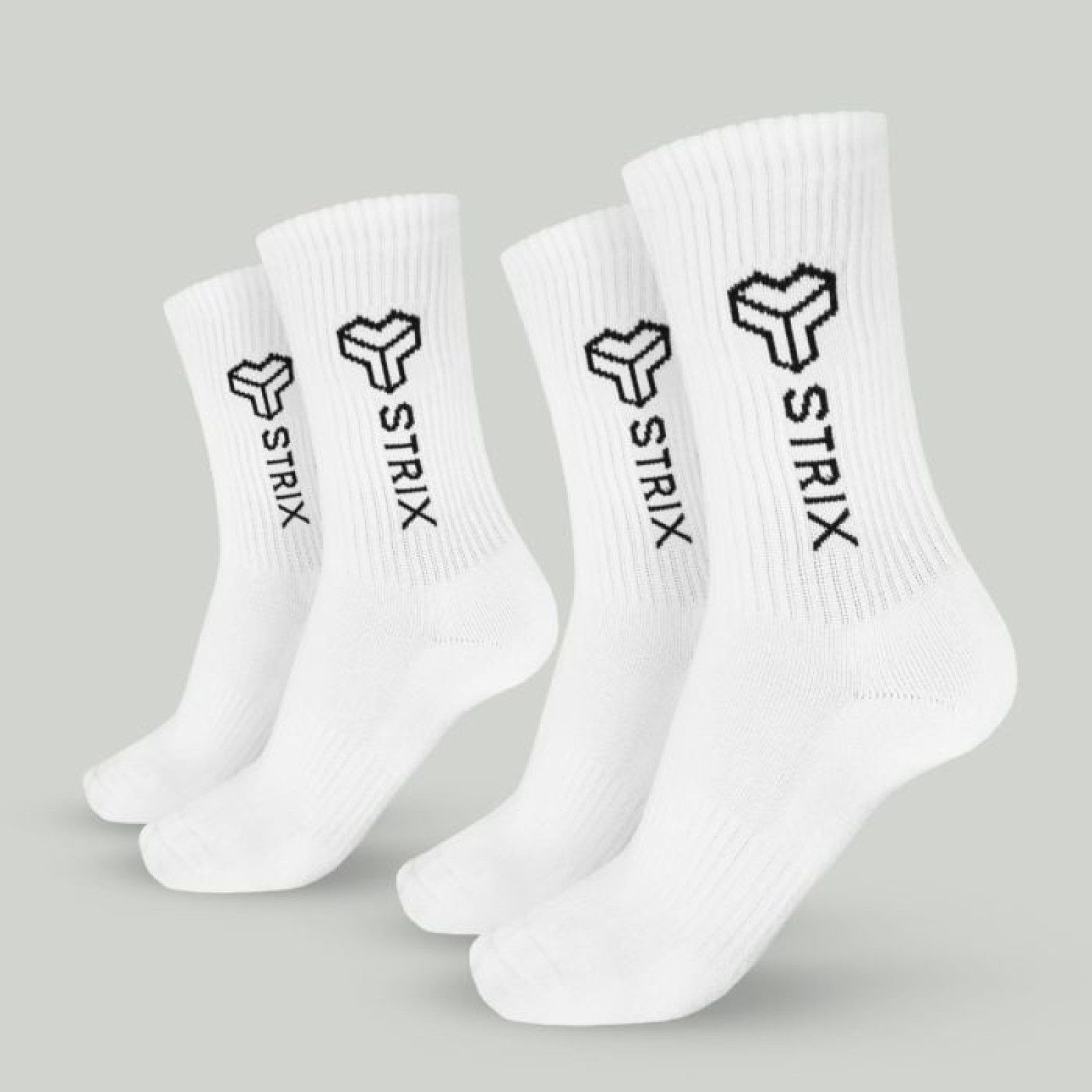 STRIX Ponožky Essential Crew 2Pack White XL · záber 1