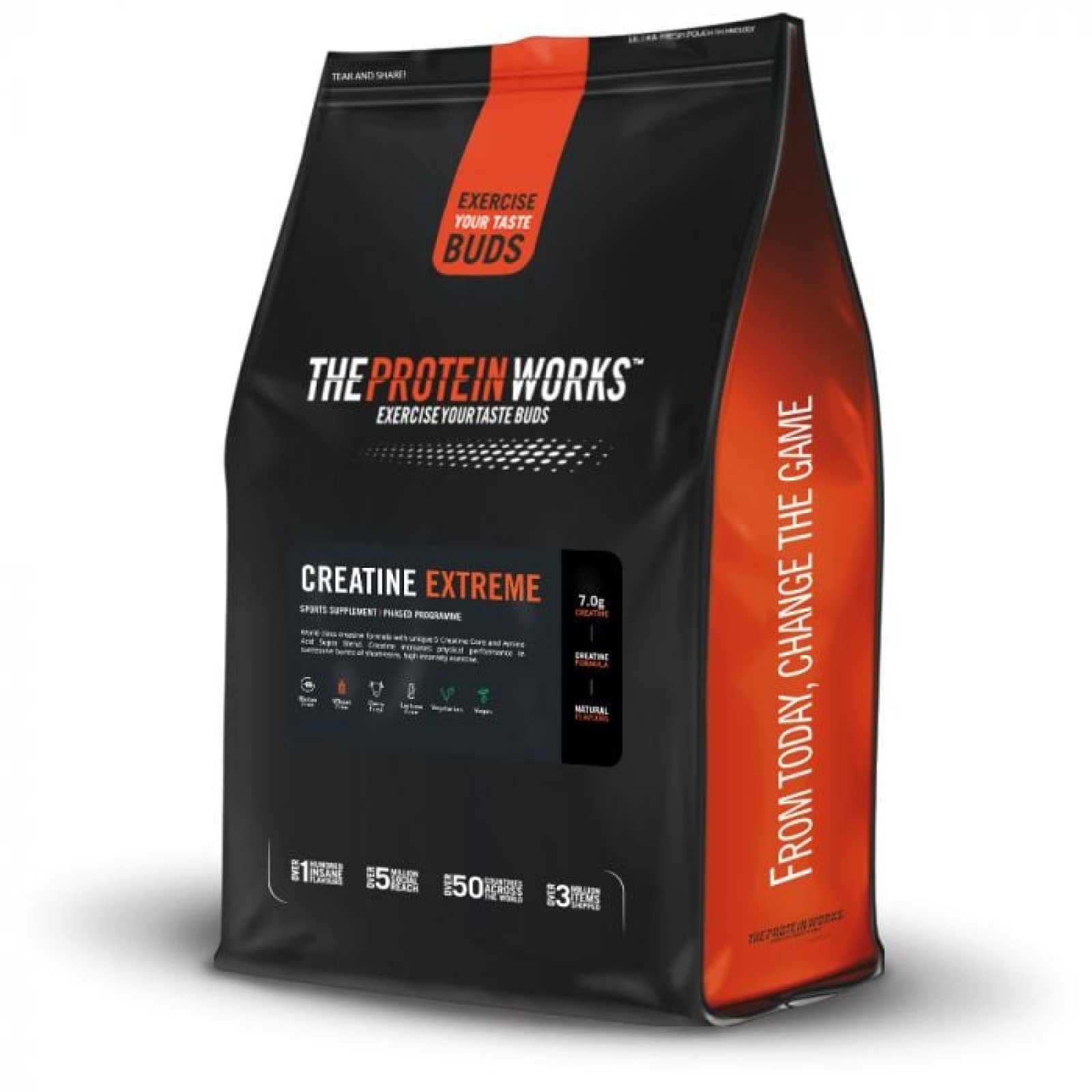TPW Creatine Extreme orange burst · záber 1