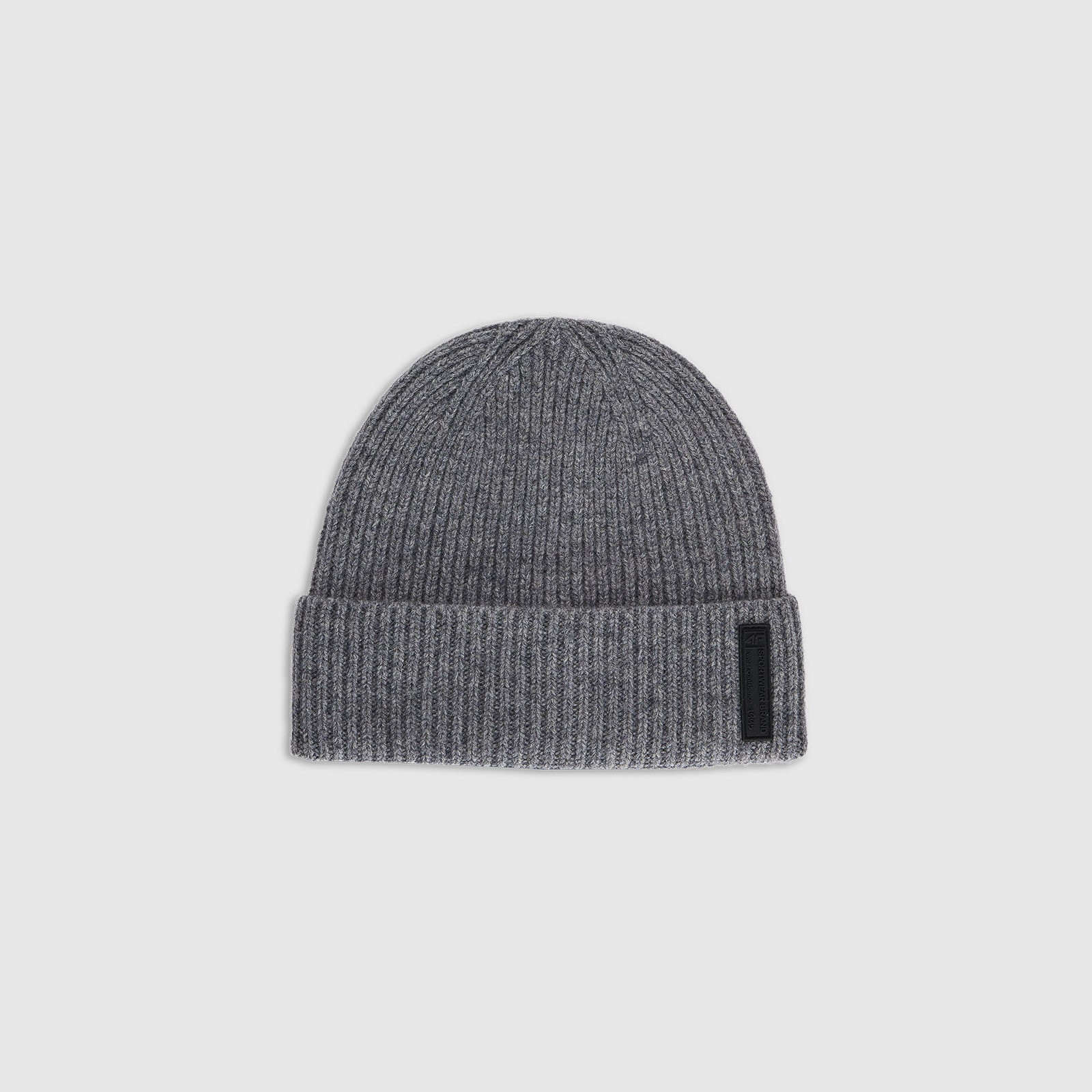 Vlnená čiapka beanie pánska - sivá · záber 1