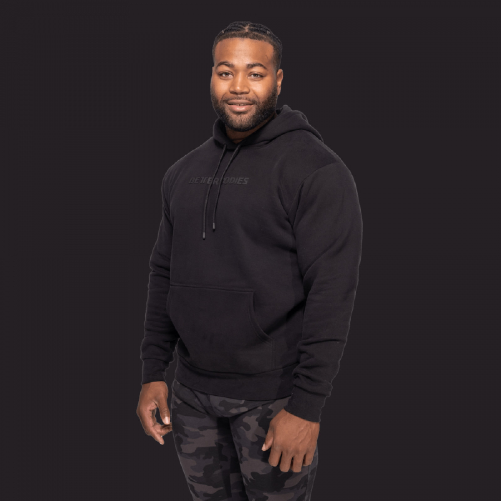 Better Bodies Logo Hoodie Black M · záber 1