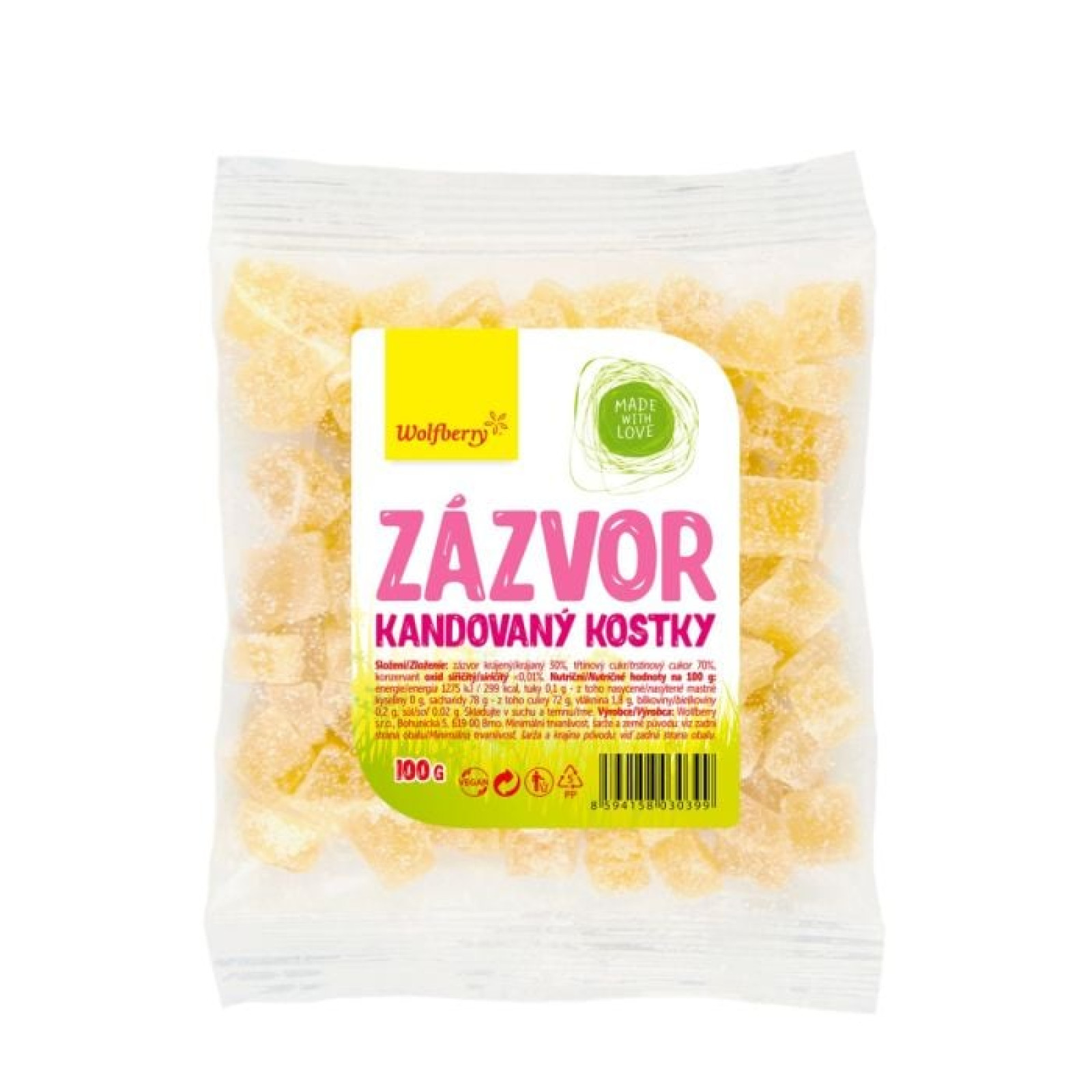 Wolfberry Zázvor kandizovaný · záber 1