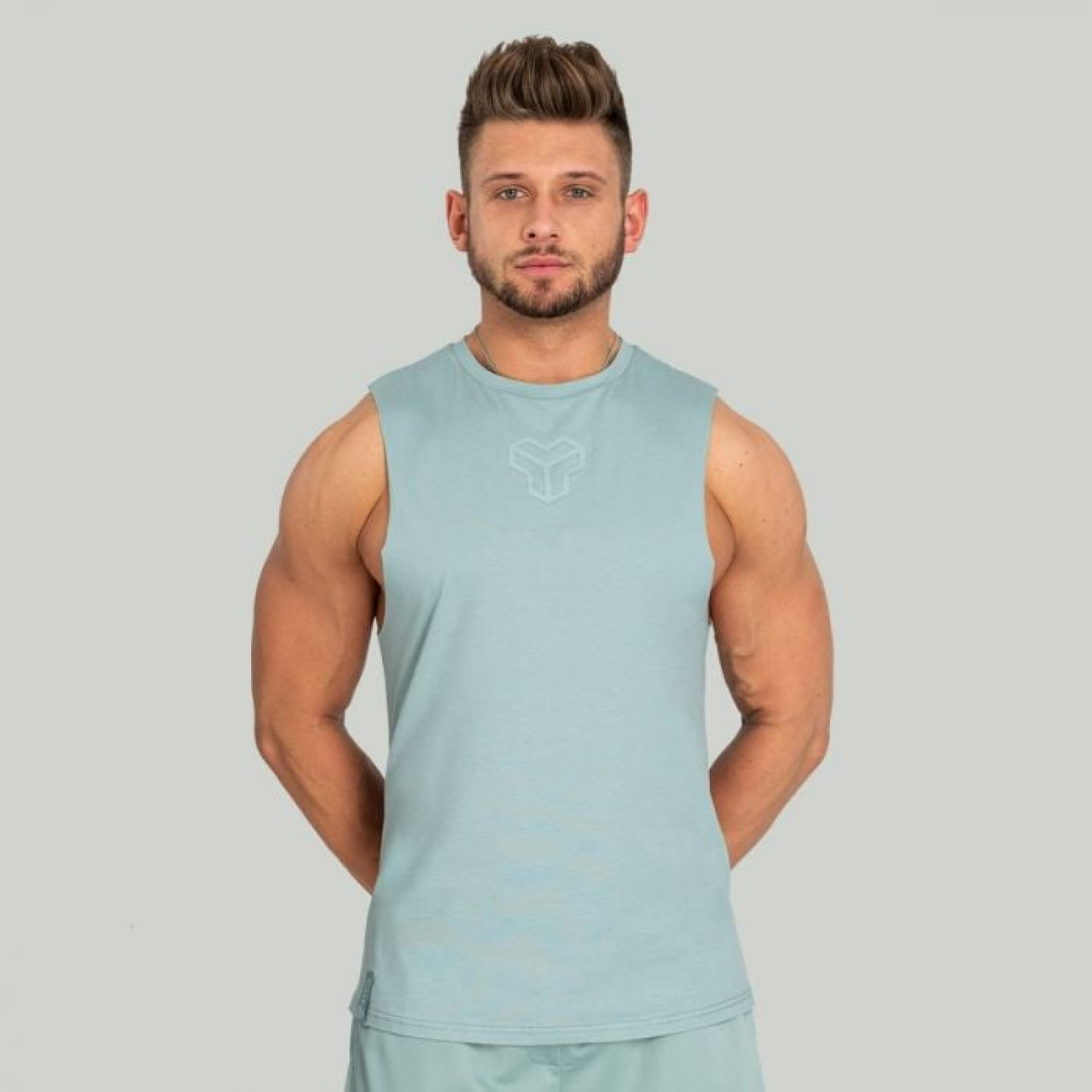 STRIX Tielko Essential Cut-Off Stone Blue XXL · záber 1