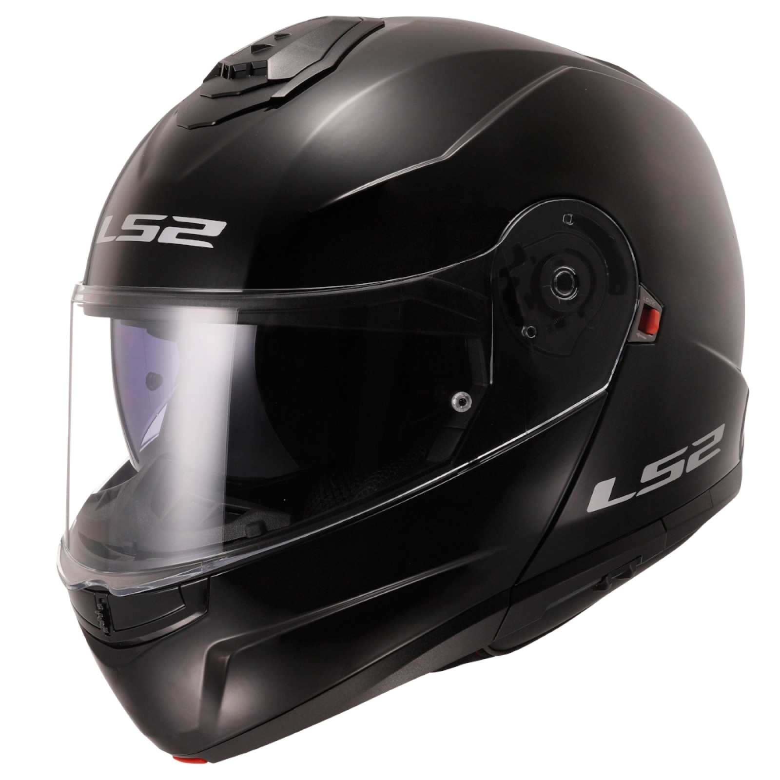 LS2 FF908 Strobe II Gloss Black XL (61-62) · záber 1