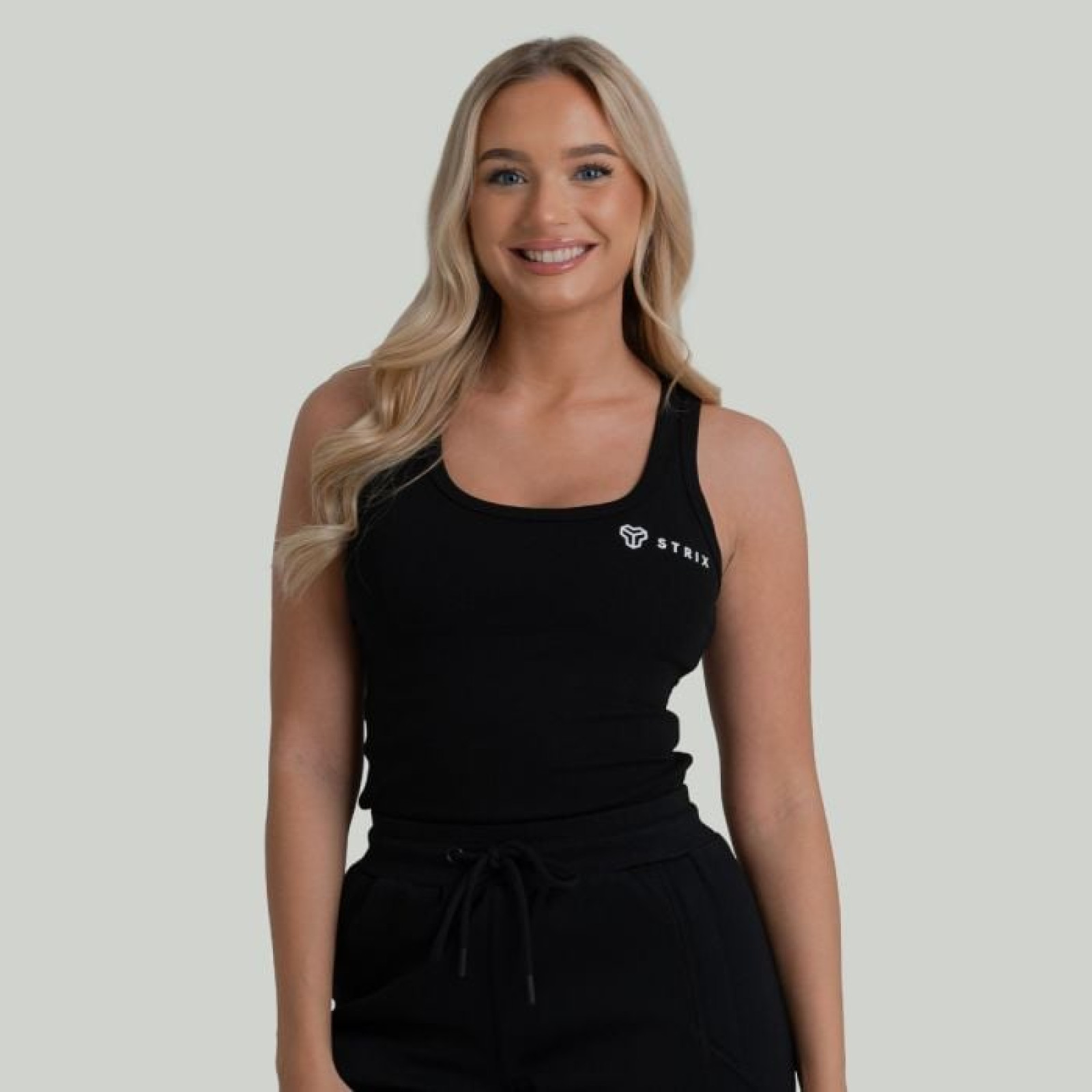 STRIX Dámske tielko Ribbed Black XS · záber 1