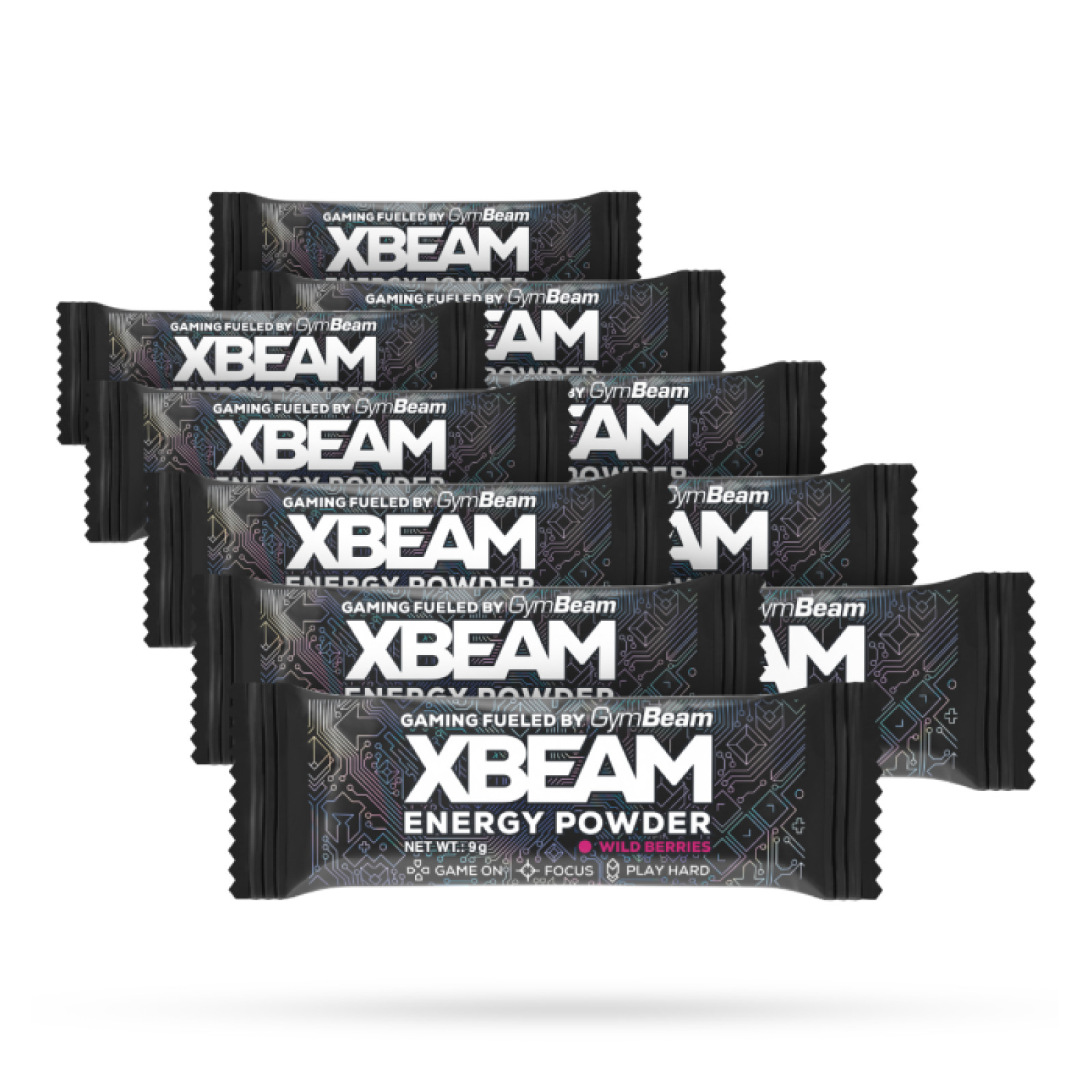 XBEAM Vzorka Energy Powder lesné ovocie - Príchuť: Lesné ovocie | Hmotnosť: 0,09 kg · záber 1