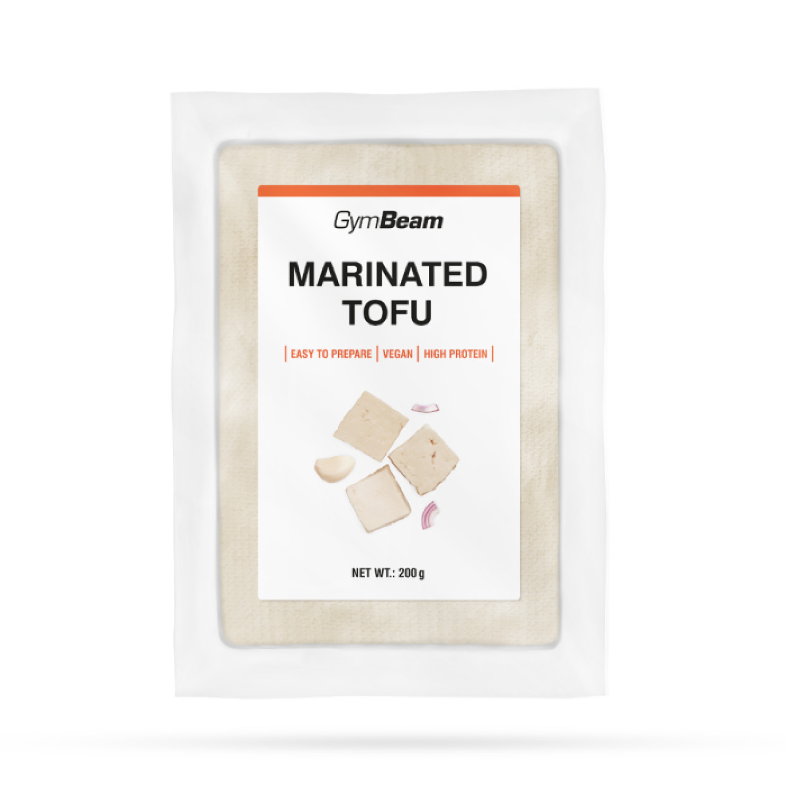 GymBeam Tofu marinované - Príchuť: Marinované | Hmotnosť: 0,2 kg | Balenie: 5 · záber 1