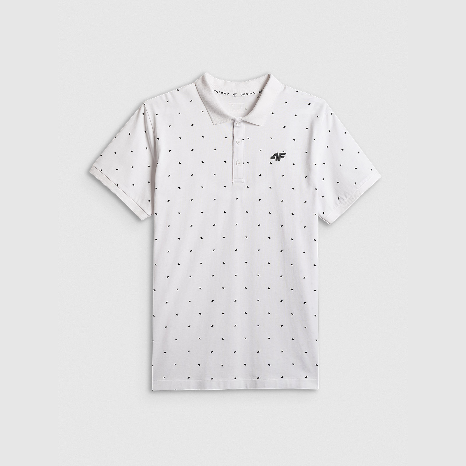 Regular polo tričko pánske - biele · záber 1