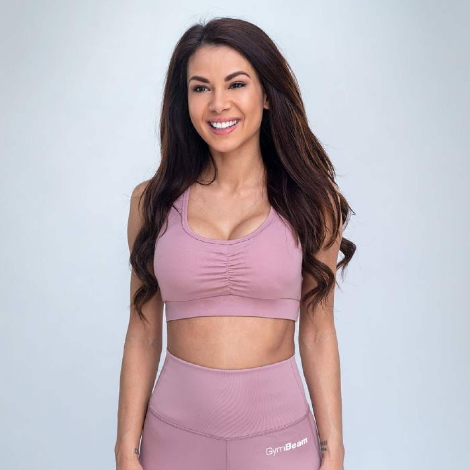 GymBeam Športová podprsenka Fave Dusty Rose XS · záber 1