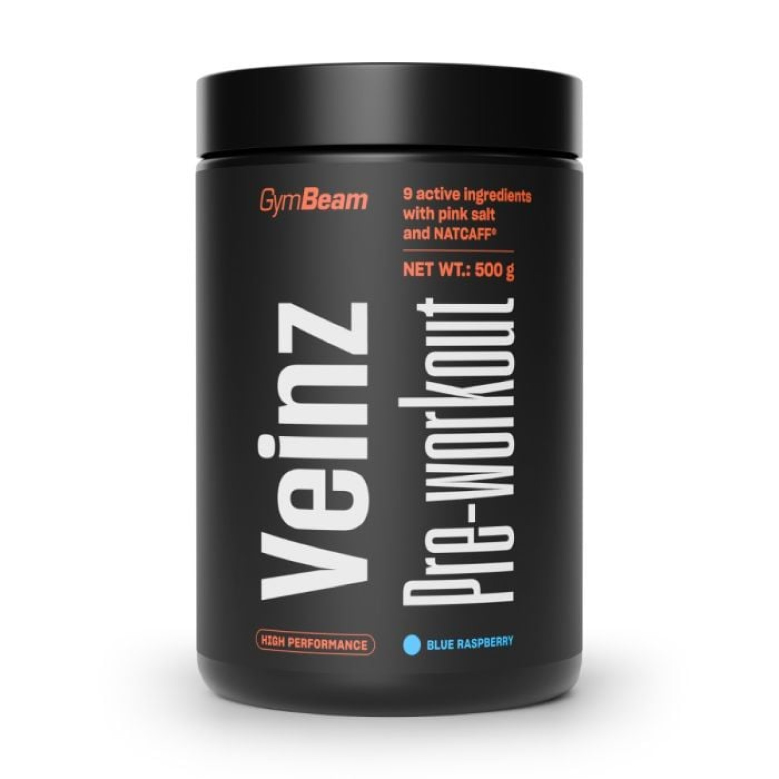 Veinz Pre-workout - GymBeam modrá malina · záber 1