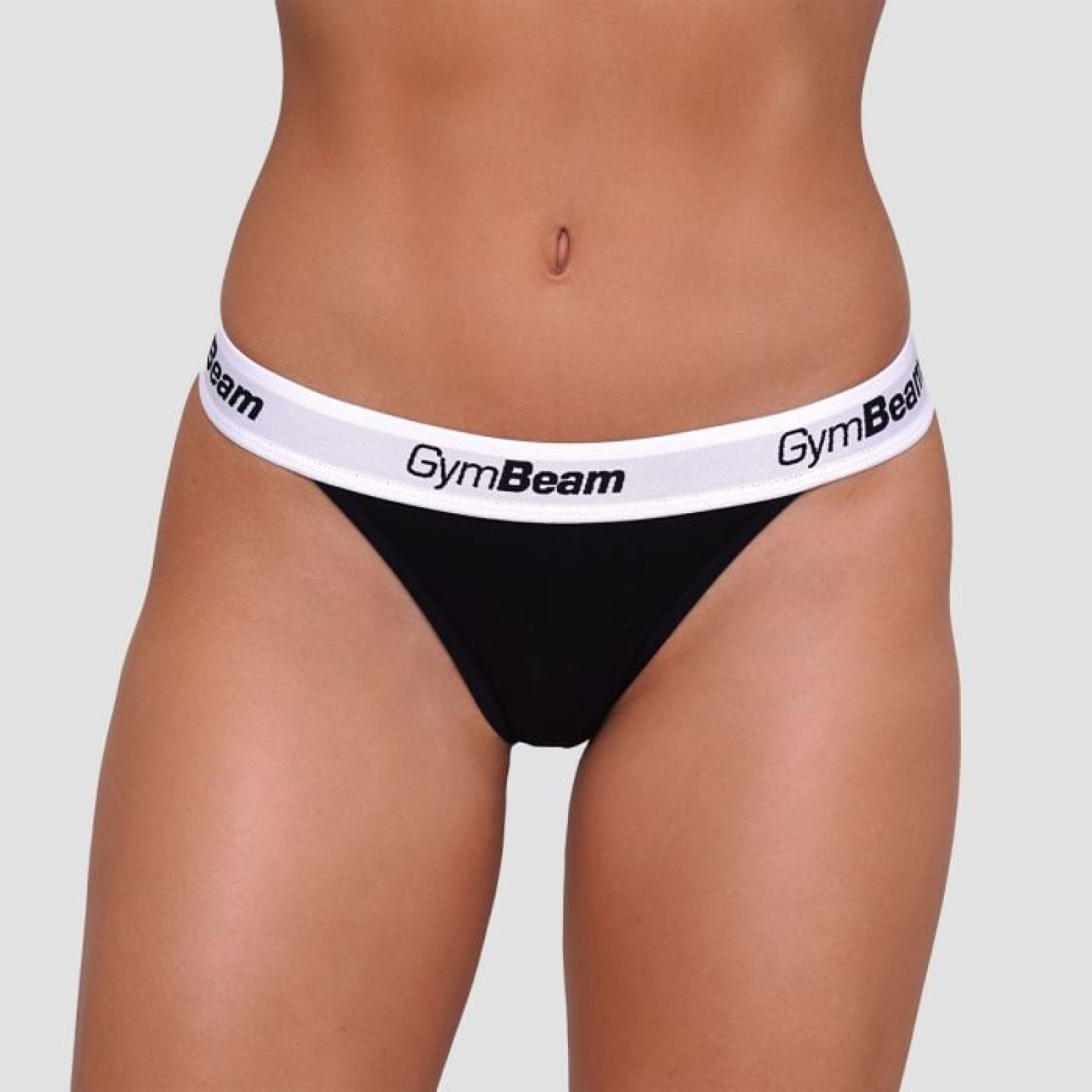 GymBeam Nohavičky Tanga 3Pack Black LL · záber 1