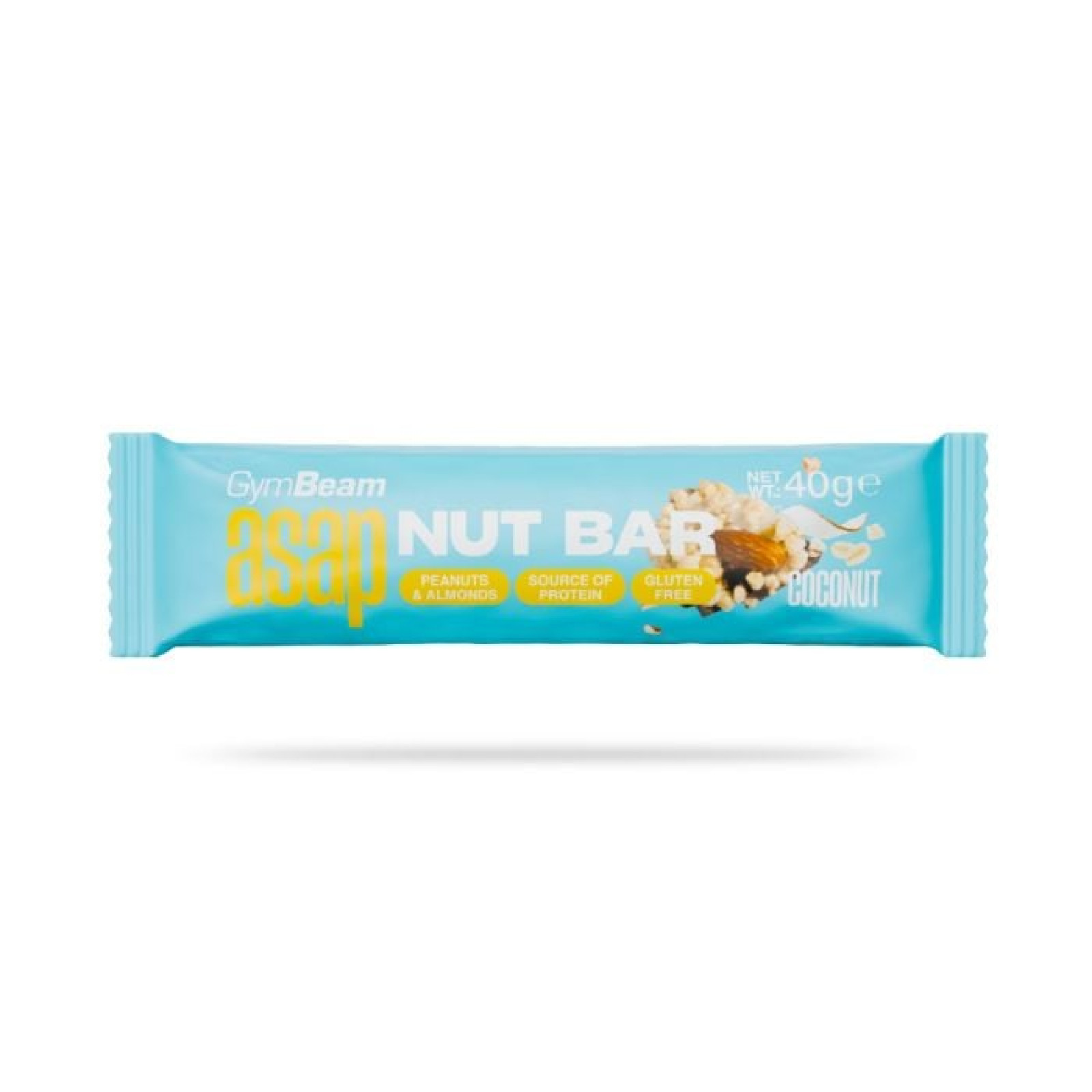 GymBeam ASAP Nut Bar kokos - Príchuť: Kokos | Hmotnosť: 0,04 kg | Balenie: 24 · záber 1