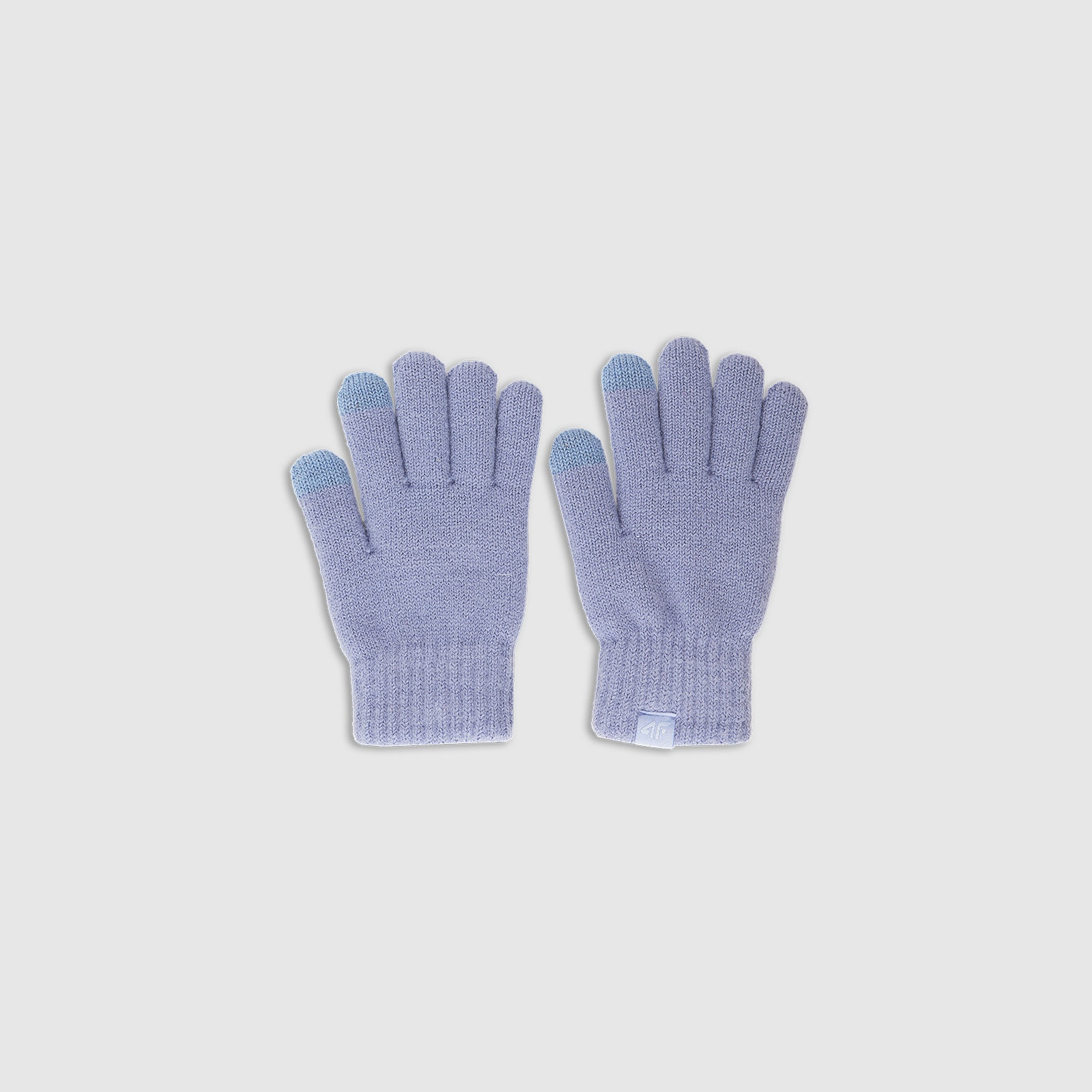 Detské pletené rukavice Touch Screen - modré · záber 1