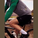 Cyklistické šortky s gélovou vložkou pánske - čierne · záber 4