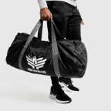 Športová taška Iron Aesthetics Duffle, čierna · záber 4