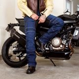 Pánske moto jeansy W-TEC Biterillo - Veľkosť: S | Farba: Modrá · záber 4