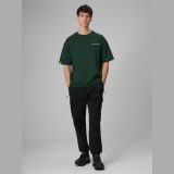 T-shirt loose s potlačou pánsky - zelený · záber 2