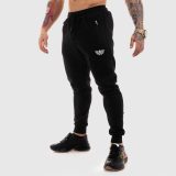 Jogger tepláky Iron Aesthetics Round, čierne · záber 1