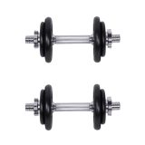 Jednoručky v kufríku inSPORTline set 2x 5-10kg · záber 2